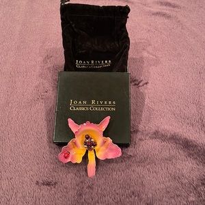 NEW! Joan Rivers orchid brooch
